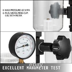 Testeur de buse d'injecteur diesel - Double échelle 0-600 BAR Testeur de pression de pop 0-60Mpa